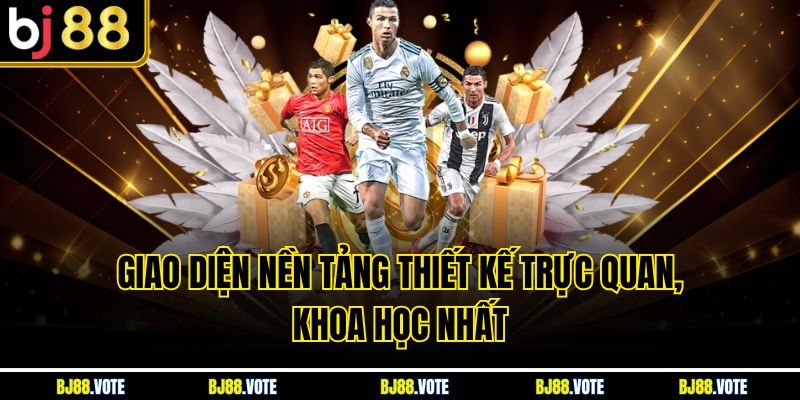 Giao diện nền tảng thiết kế trực quan, khoa học nhất